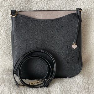Authentic Kate Spade Black Leather Shoulder Bag